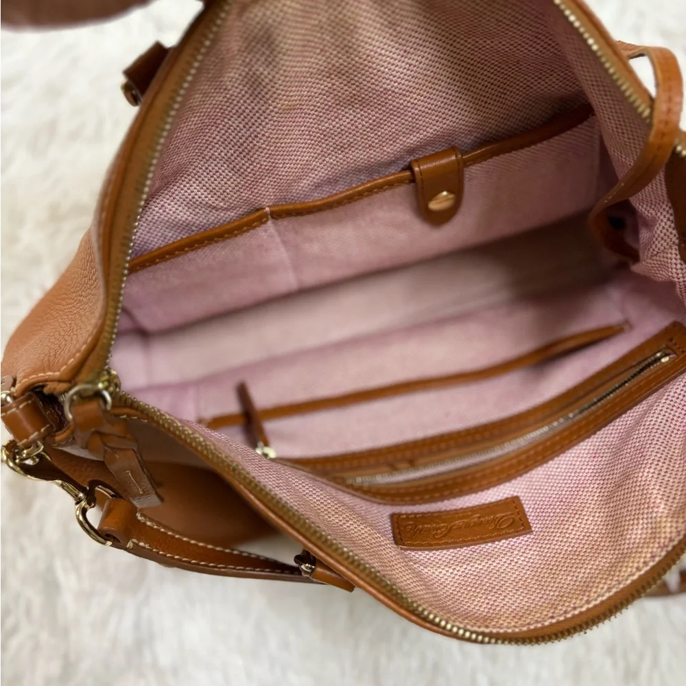 Dooney & Bourke Tan Leather Satchel